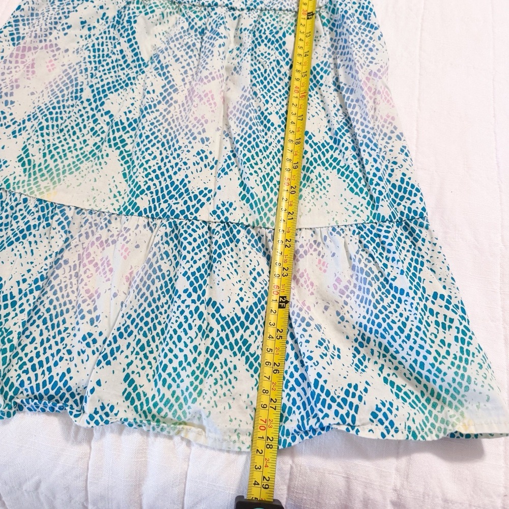 Wrangler Girls Dress LARGE Snake‎ Print Ruffle Sleeve Western Multicolored EUC - Picture 6 of 8